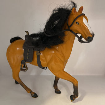 Brown Horse w/ Saddle