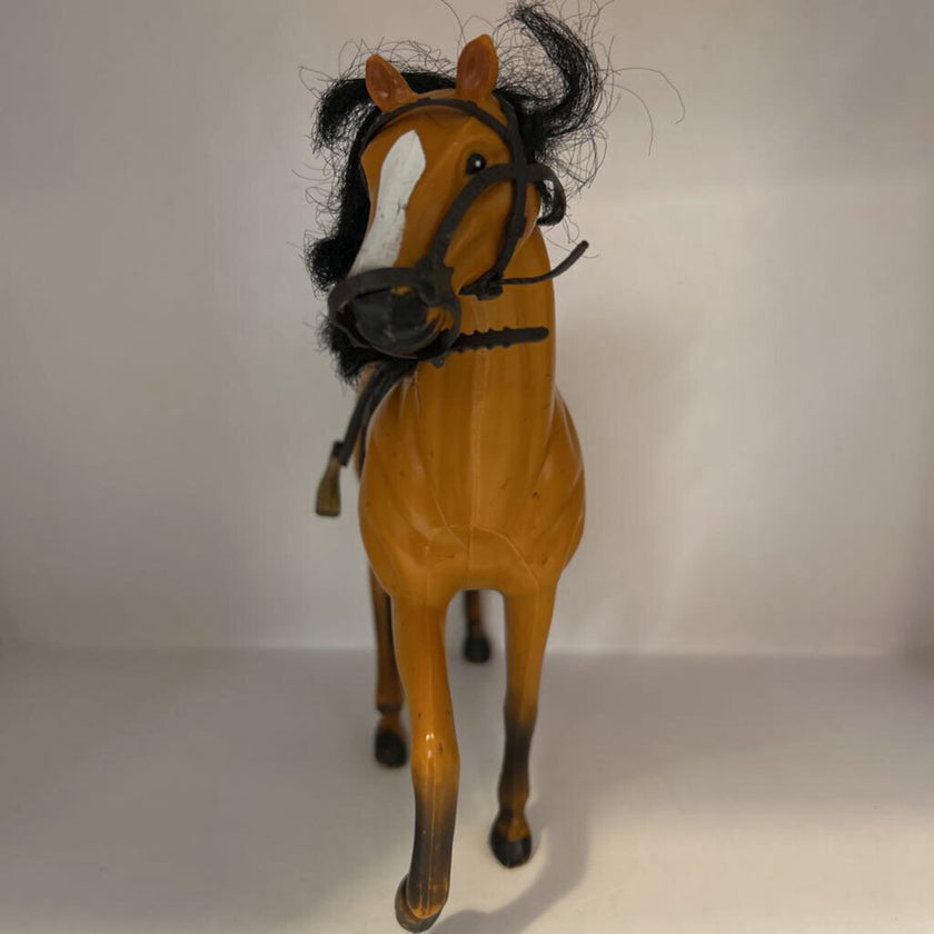 Brown Horse w/ Saddle
