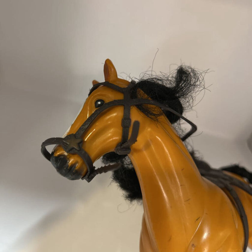 Brown Horse w/ Saddle