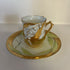 Antique Ott & Brewer Belleek-style Demitasse Teacup & Saucer
