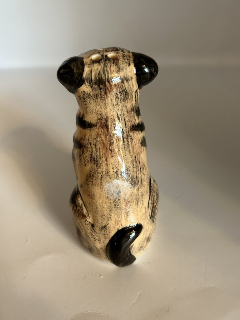 Vtg pug salt and pepper shaker