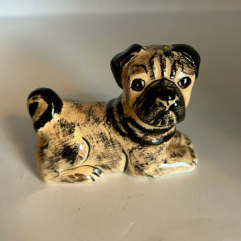 Vtg pug salt and pepper shaker