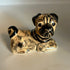 Vtg pug salt and pepper shaker