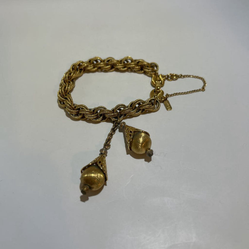 Vintage 18K Gold Plated Bolero 1962 Signed Monet Bracelet