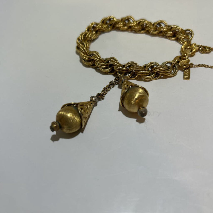 Vintage 18K Gold Plated Bolero 1962 Signed Monet Bracelet