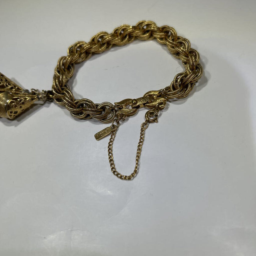 Vintage 18K Gold Plated Bolero 1962 Signed Monet Bracelet