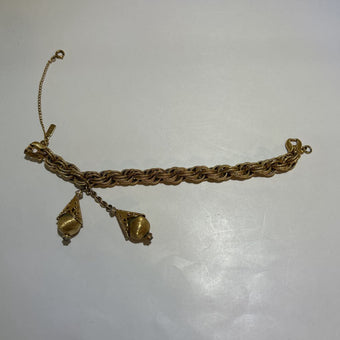 Vintage 18K Gold Plated Bolero 1962 Signed Monet Bracelet