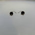 Vintage , 925 Sterling Silver Filigree Bell Dangle ,French hook earrings