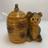 Bear and Beehive Honey Pot