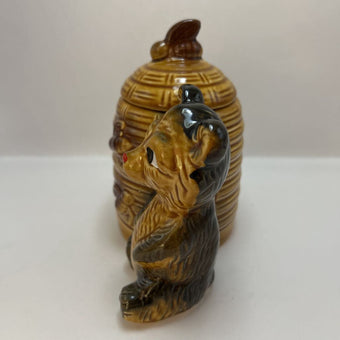 Bear and Beehive Honey Pot