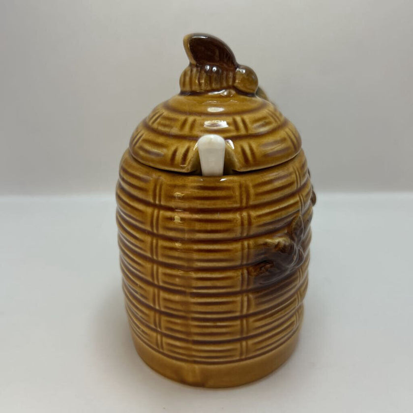 Bear and Beehive Honey Pot