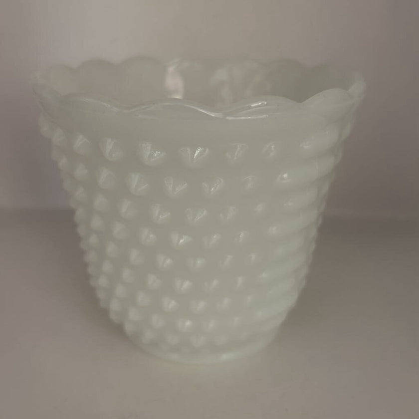 Milk Glass Hobnail Vase/Vessel