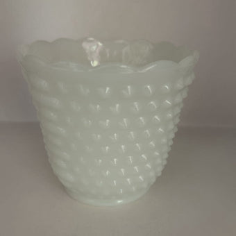 Milk Glass Hobnail Vase/Vessel