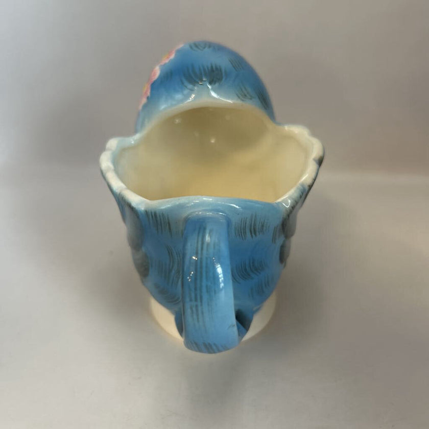 Vintage Lefton 1950's Collectible Bluebird Creamer Hand-painted, made in Japan