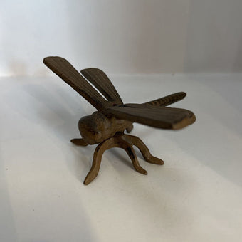 Rustic Cast Iron Decorative Dragonfly Figurine/Paperweight