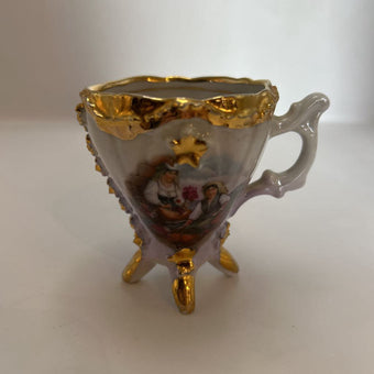 Vtg small china tea glass