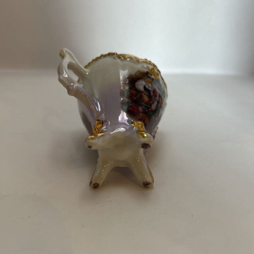 Vtg small china tea glass