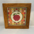 Vintage Apple Crossstitch Framed