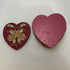 3995 Red Resin Heart Shaped Lidded Box