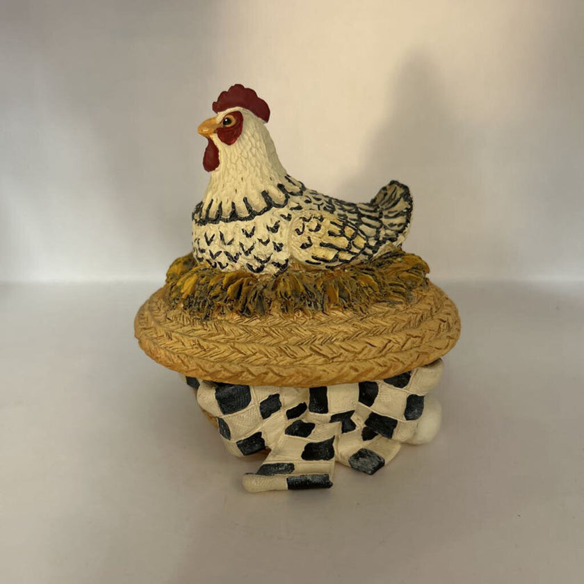 Ceramic Hen on a Nest
