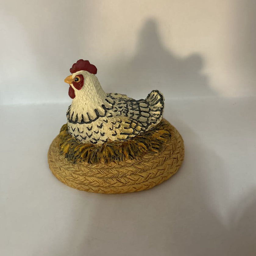 Ceramic Hen on a Nest
