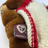 TY CASANOVA Jointed Teddy Bear w/ Heart Sweater