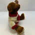 TY CASANOVA Jointed Teddy Bear w/ Heart Sweater