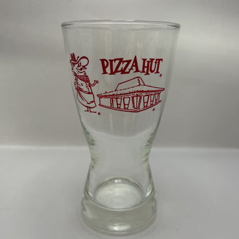 Pizza hut glass original mascot, 