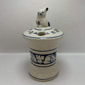 Dedham Pottery Toothbrush Holder