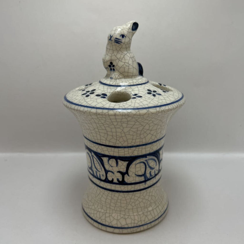 Dedham Pottery Toothbrush Holder