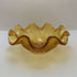 Italian amber glass dish