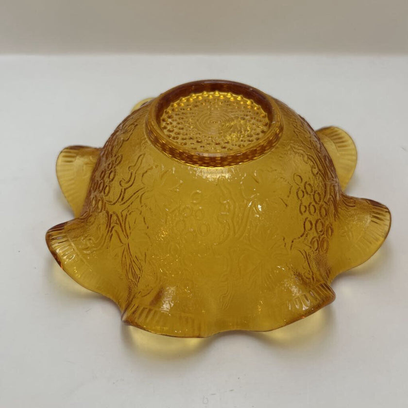 Italian amber glass dish