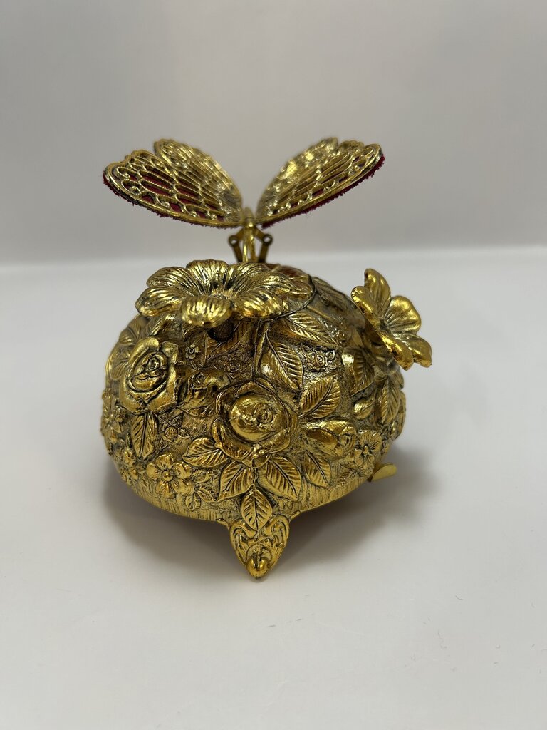 Brass Butterfly Music Box Japan