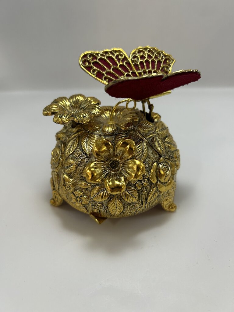 Brass Butterfly Music Box Japan