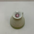 Vintage English fine bone china teacup and saucer with green floral pattern
