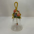 Avon 1989 Floral Crystal Lead Bell