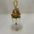 Avon 1989 Floral Crystal Lead Bell