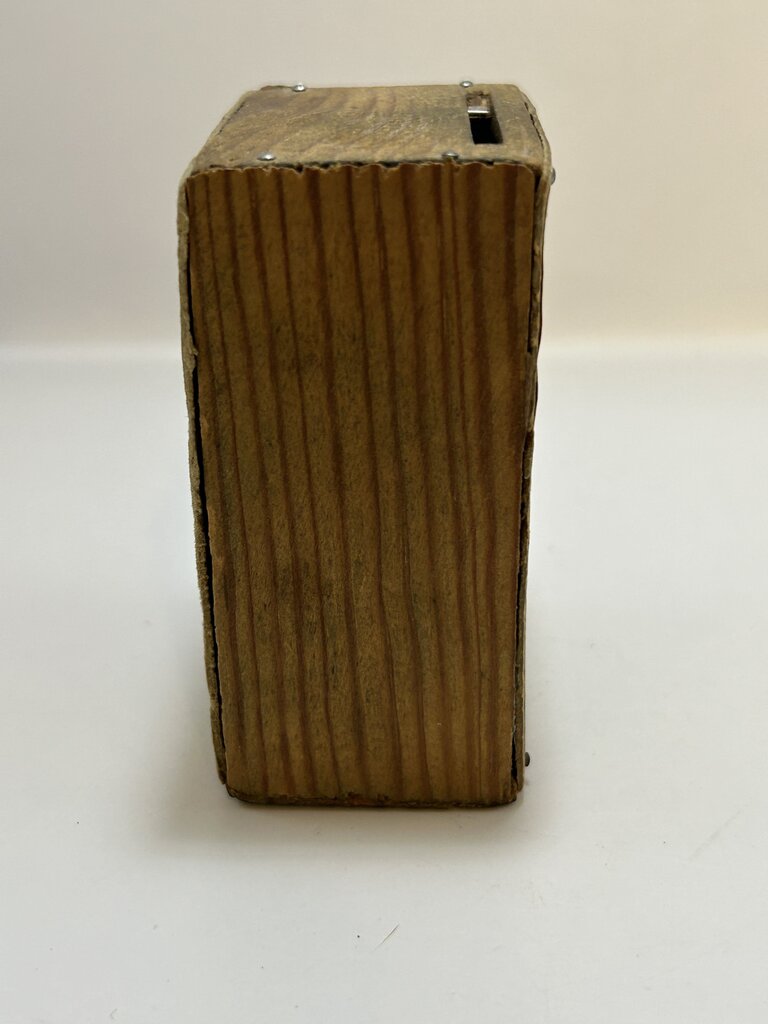 Victorian Lithographed Wood Donation Box *RARE