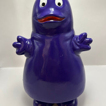 1985 ceramic Grimace piggy bank