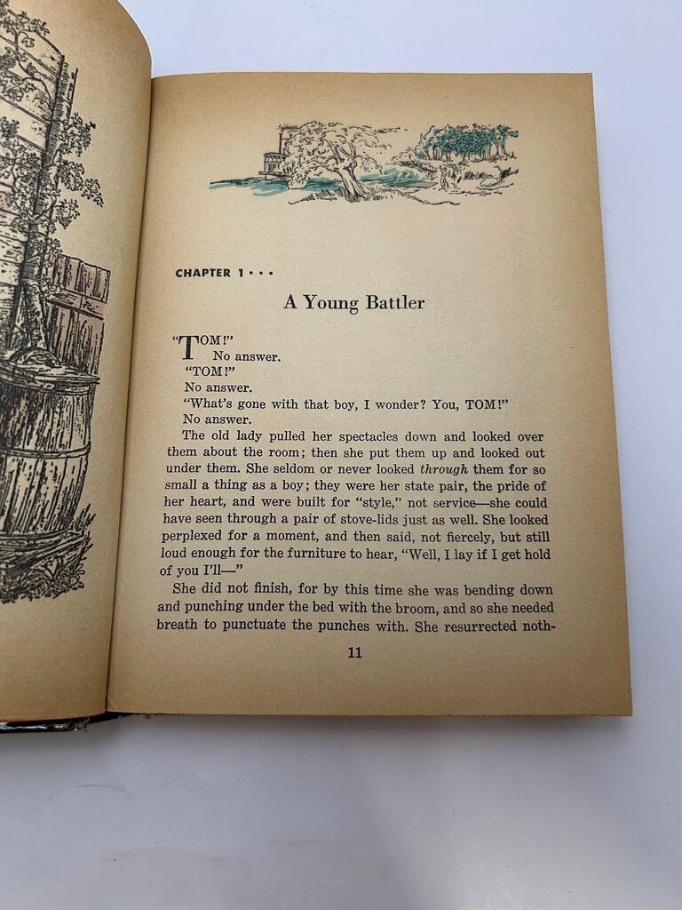 1955 Tom Sawyer hardcover book