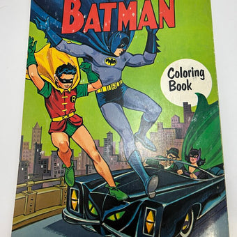Vintage Batman coloring book