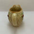 Small basket weave /floral creamer
