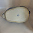 Blue and white bunny dish with lid