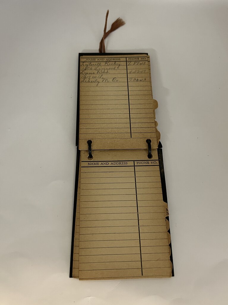 Bakelite Address Book *Rare item