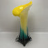 Hand blown Callalily Vase