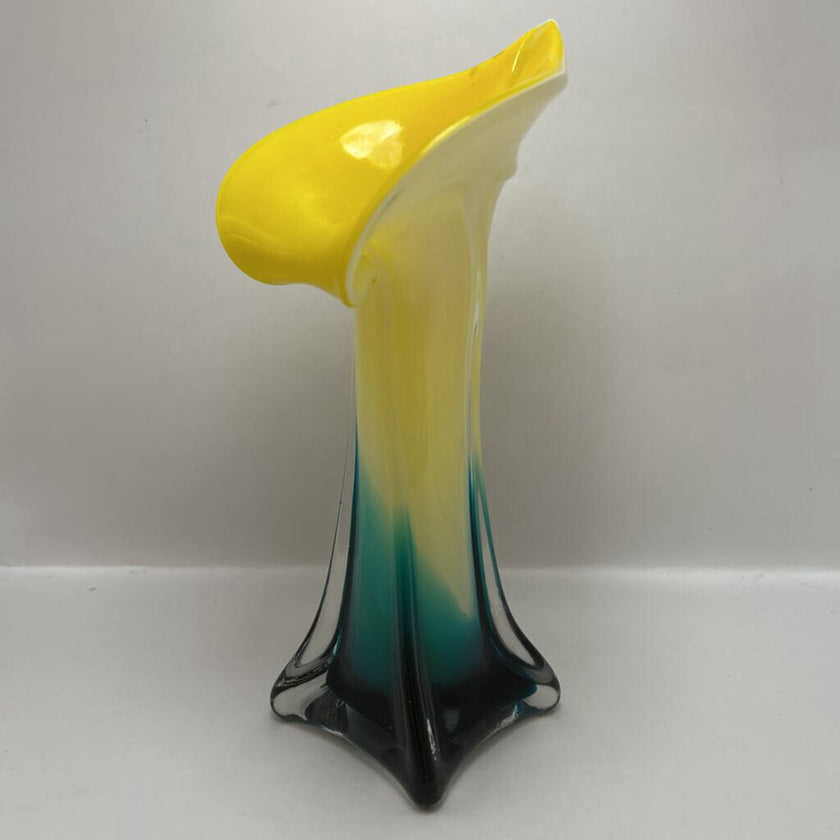 Hand blown Callalily Vase