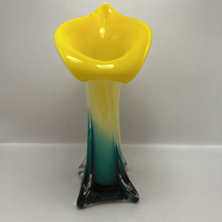 Hand blown Callalily Vase
