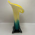 Hand blown Callalily Vase