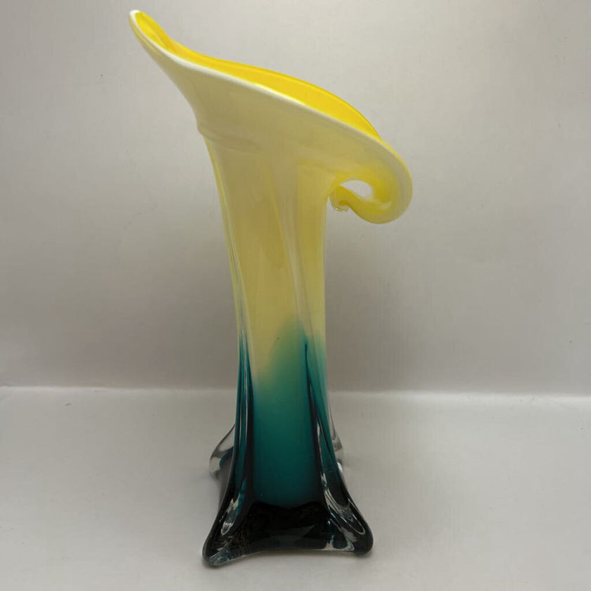 Hand blown Callalily Vase