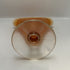 Marigold Carnival Glass Adam's Rib Fan Vase
